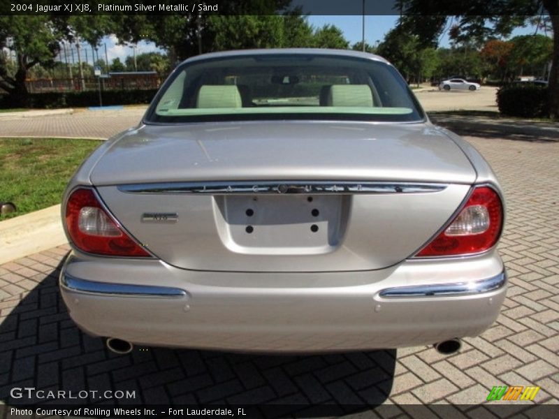Platinum Silver Metallic / Sand 2004 Jaguar XJ XJ8
