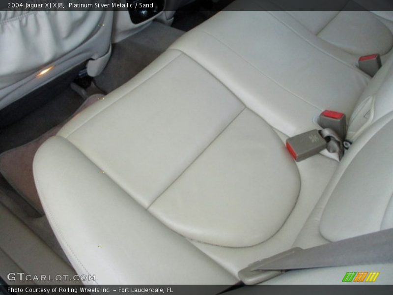 Platinum Silver Metallic / Sand 2004 Jaguar XJ XJ8