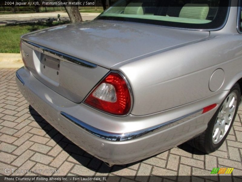 Platinum Silver Metallic / Sand 2004 Jaguar XJ XJ8