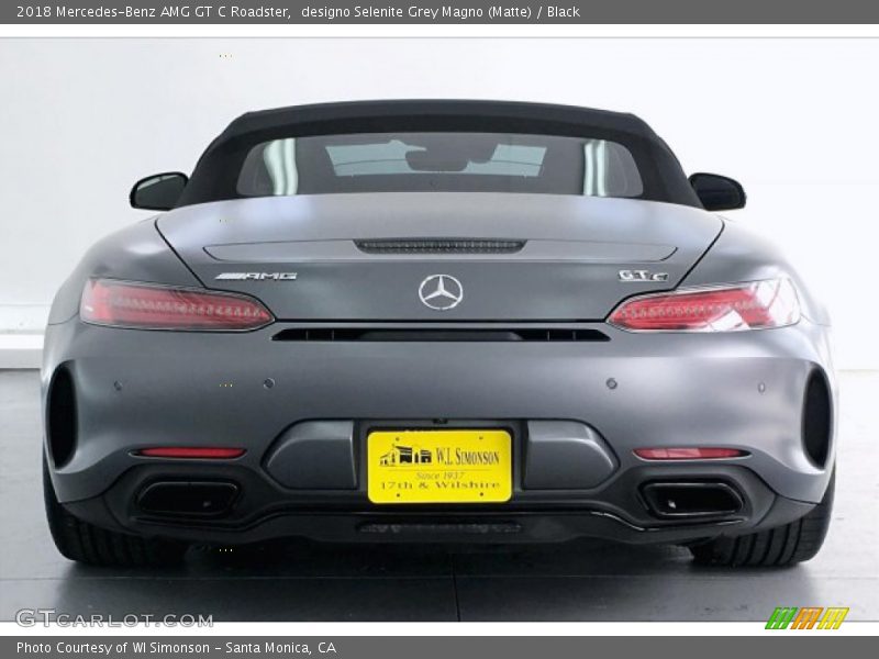 designo Selenite Grey Magno (Matte) / Black 2018 Mercedes-Benz AMG GT C Roadster