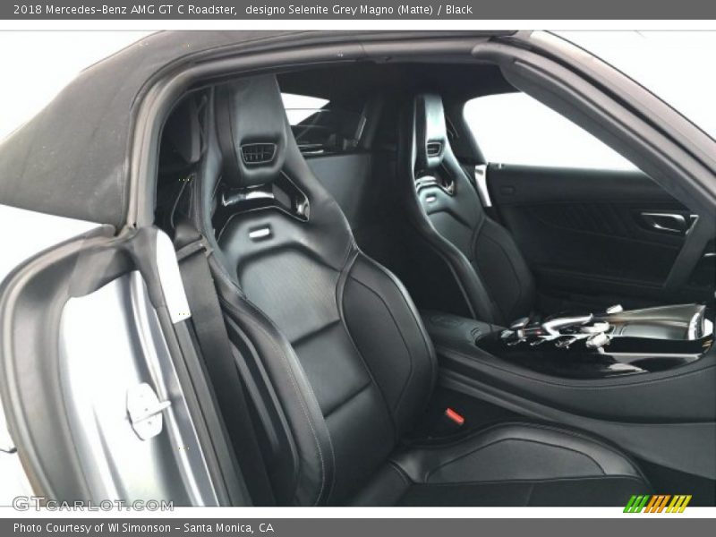 designo Selenite Grey Magno (Matte) / Black 2018 Mercedes-Benz AMG GT C Roadster