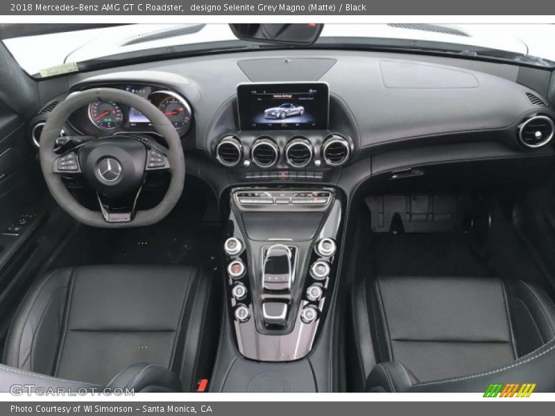 designo Selenite Grey Magno (Matte) / Black 2018 Mercedes-Benz AMG GT C Roadster
