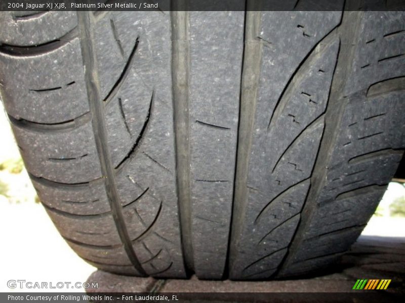 Platinum Silver Metallic / Sand 2004 Jaguar XJ XJ8