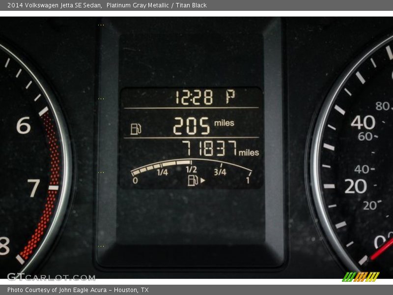 Platinum Gray Metallic / Titan Black 2014 Volkswagen Jetta SE Sedan