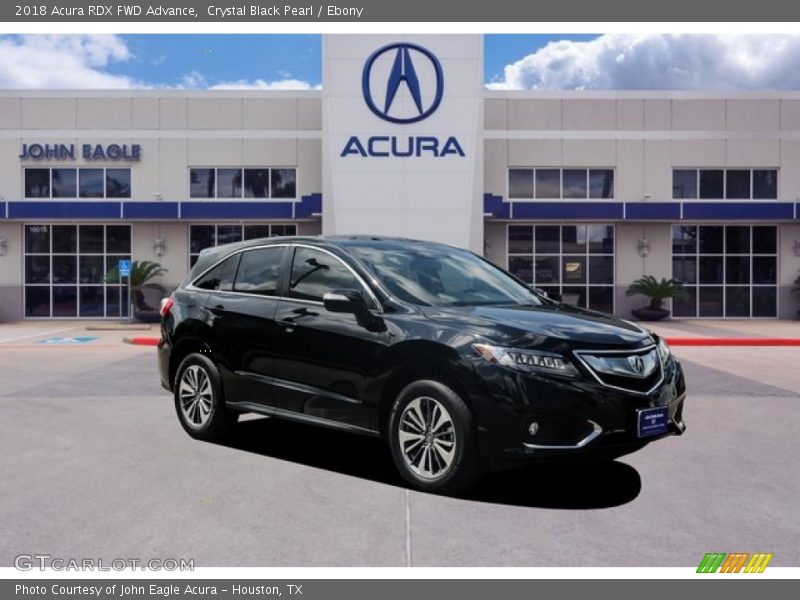 Crystal Black Pearl / Ebony 2018 Acura RDX FWD Advance
