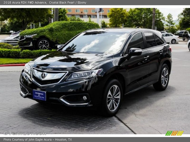 Crystal Black Pearl / Ebony 2018 Acura RDX FWD Advance