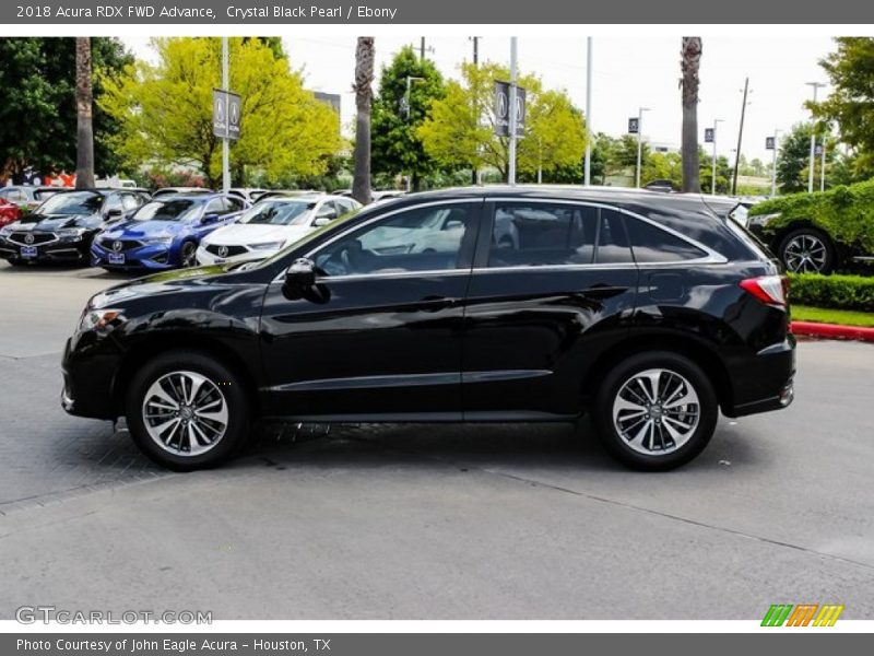 Crystal Black Pearl / Ebony 2018 Acura RDX FWD Advance