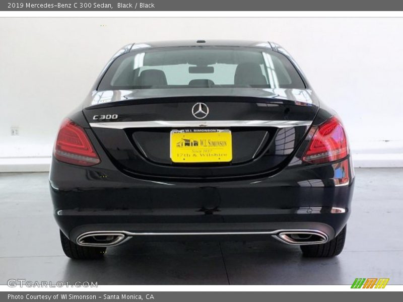 Black / Black 2019 Mercedes-Benz C 300 Sedan