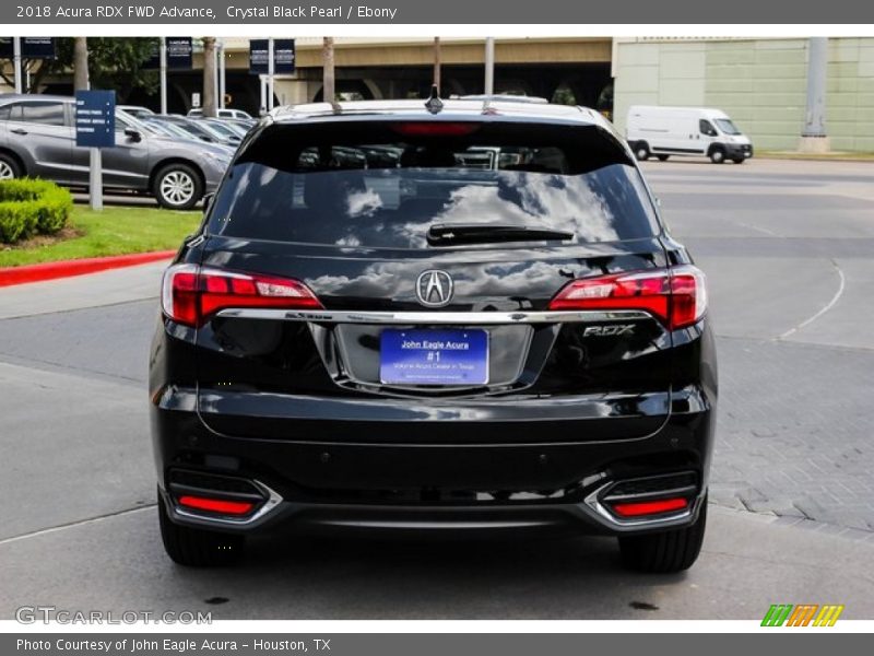 Crystal Black Pearl / Ebony 2018 Acura RDX FWD Advance