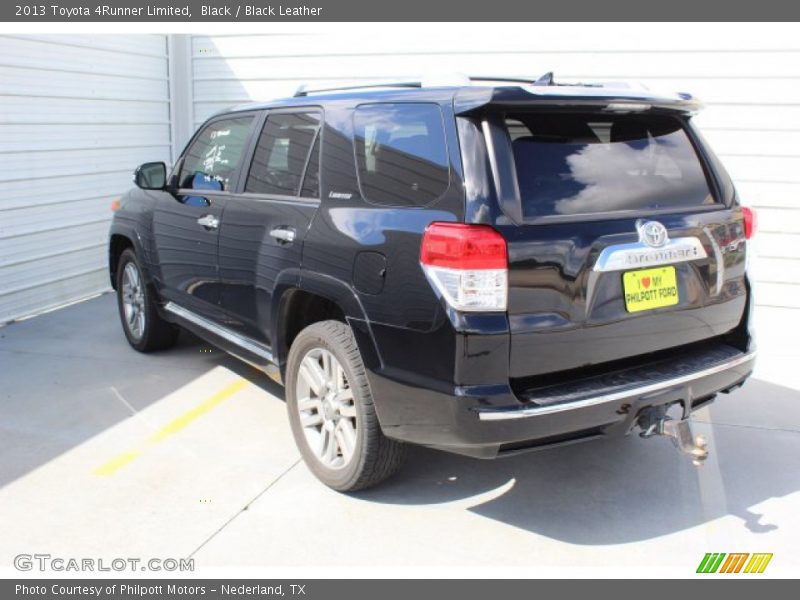 Black / Black Leather 2013 Toyota 4Runner Limited