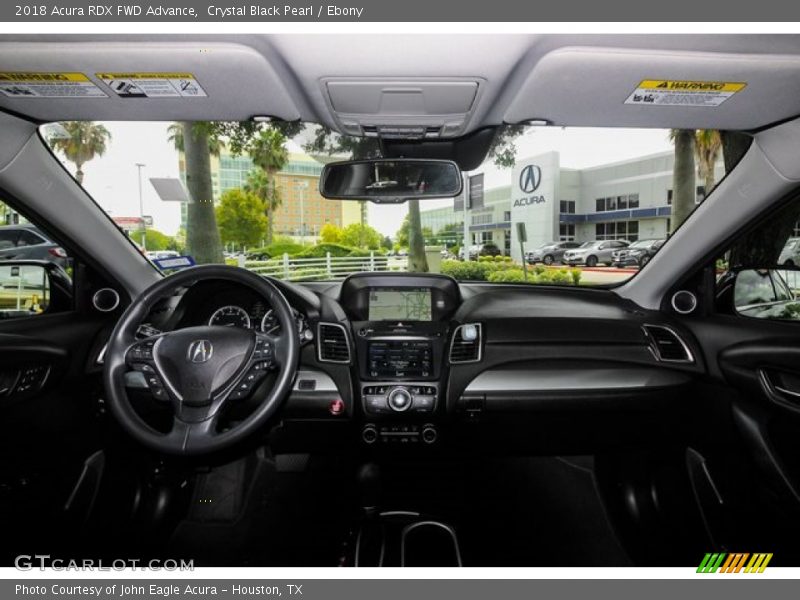 Crystal Black Pearl / Ebony 2018 Acura RDX FWD Advance