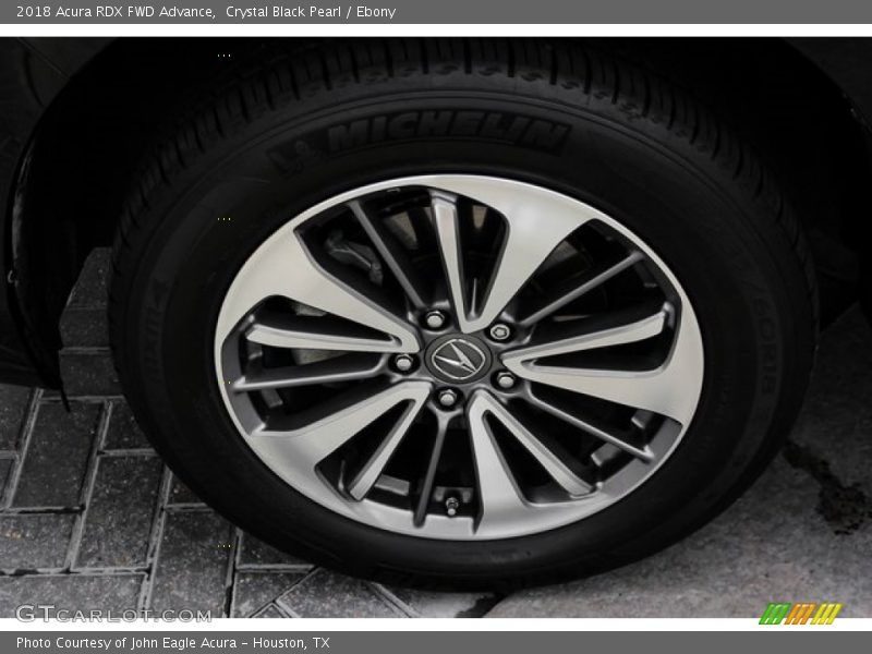Crystal Black Pearl / Ebony 2018 Acura RDX FWD Advance