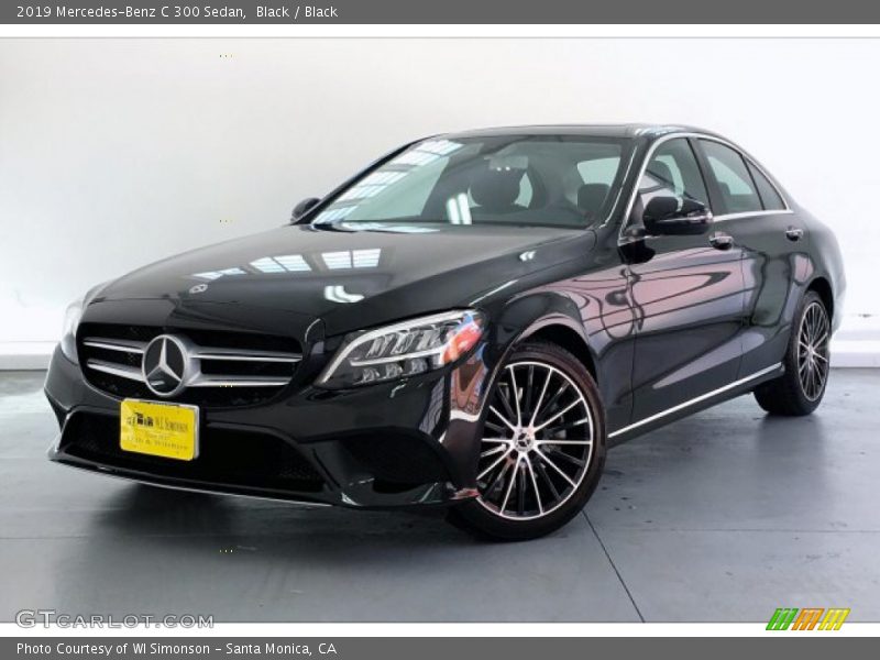 Black / Black 2019 Mercedes-Benz C 300 Sedan