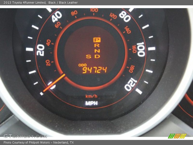 Black / Black Leather 2013 Toyota 4Runner Limited