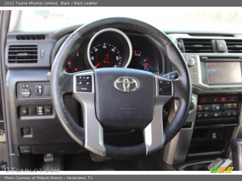Black / Black Leather 2013 Toyota 4Runner Limited
