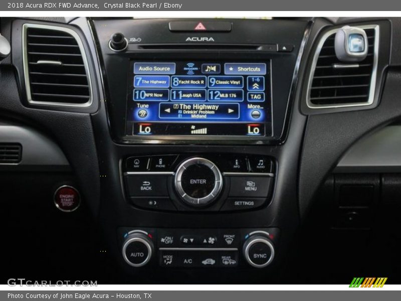 Crystal Black Pearl / Ebony 2018 Acura RDX FWD Advance
