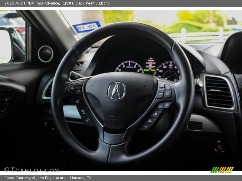 Crystal Black Pearl / Ebony 2018 Acura RDX FWD Advance