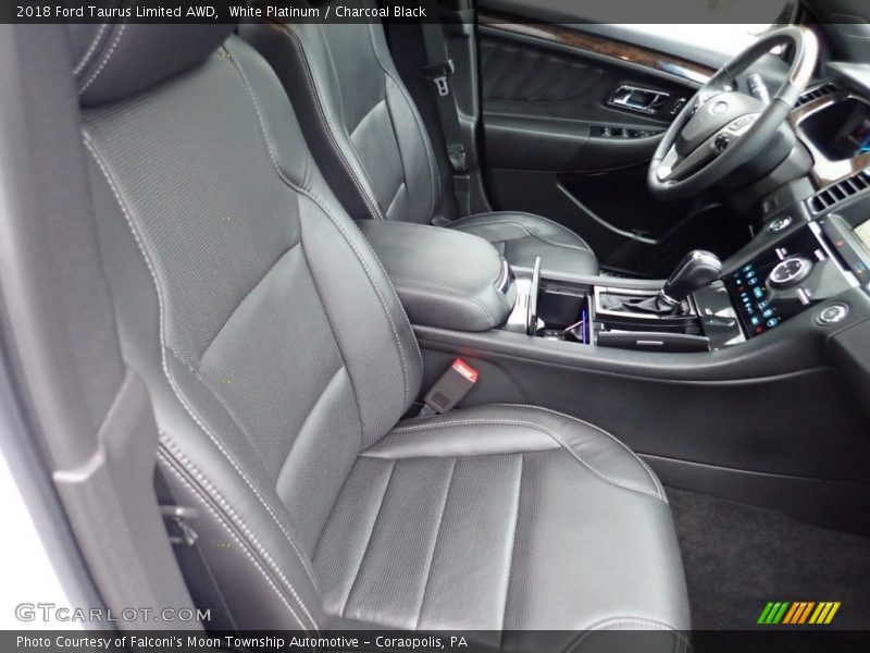 Front Seat of 2018 Taurus Limited AWD