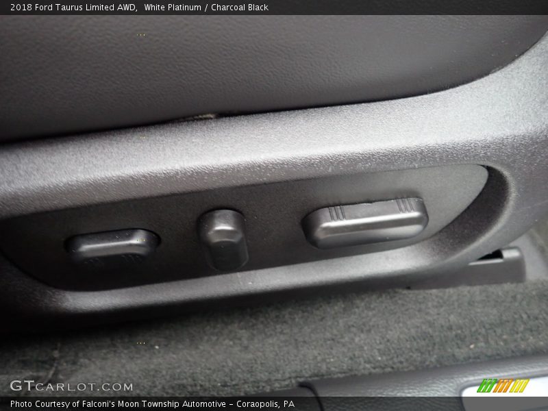 White Platinum / Charcoal Black 2018 Ford Taurus Limited AWD