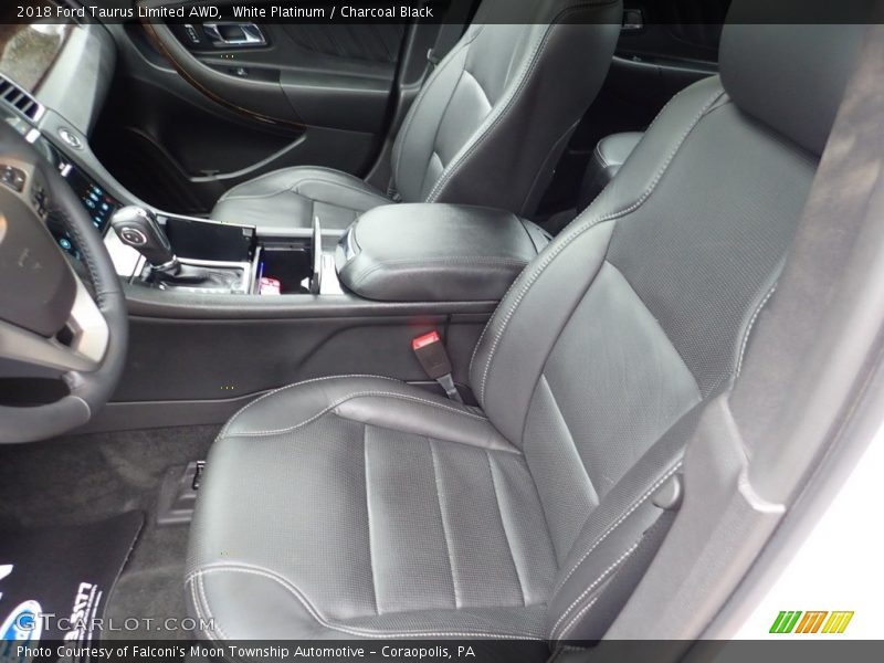 Front Seat of 2018 Taurus Limited AWD