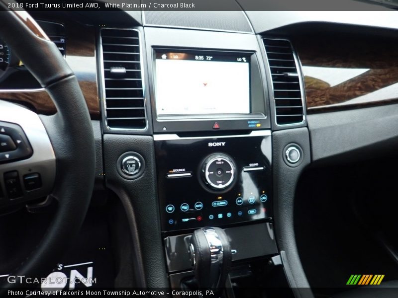 White Platinum / Charcoal Black 2018 Ford Taurus Limited AWD