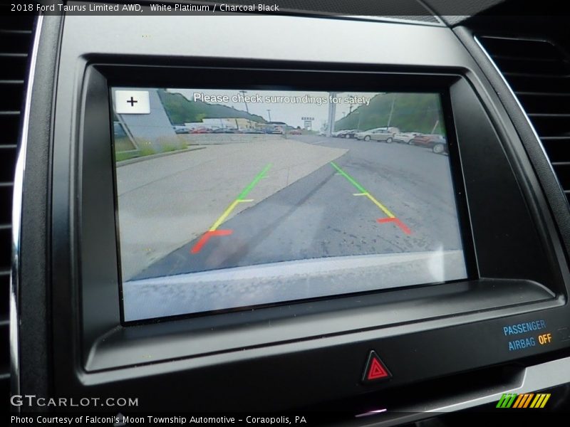 White Platinum / Charcoal Black 2018 Ford Taurus Limited AWD