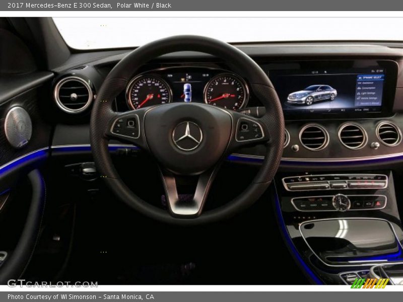 Polar White / Black 2017 Mercedes-Benz E 300 Sedan
