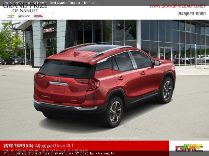 Red Quartz Tintcoat / Jet Black 2019 GMC Terrain SLT AWD