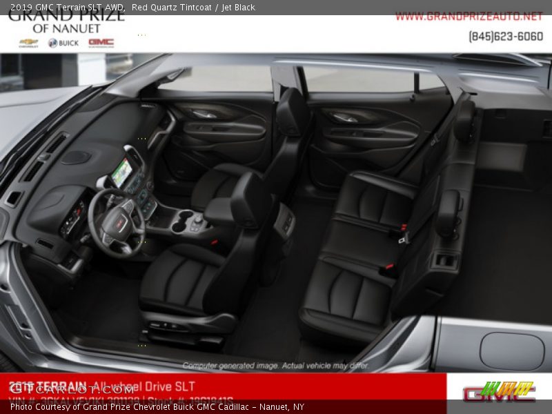 Red Quartz Tintcoat / Jet Black 2019 GMC Terrain SLT AWD