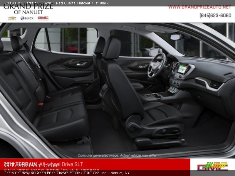 Red Quartz Tintcoat / Jet Black 2019 GMC Terrain SLT AWD