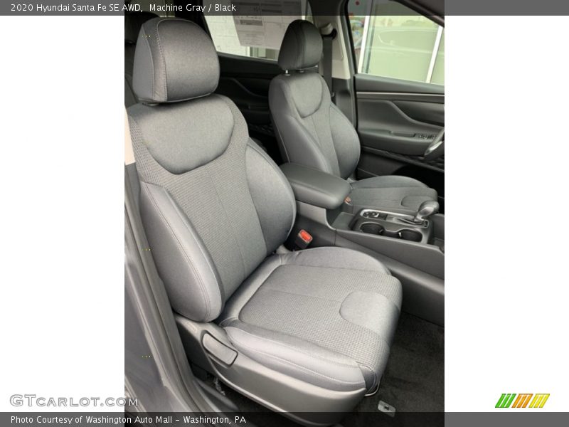 Machine Gray / Black 2020 Hyundai Santa Fe SE AWD