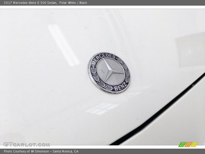 Polar White / Black 2017 Mercedes-Benz E 300 Sedan