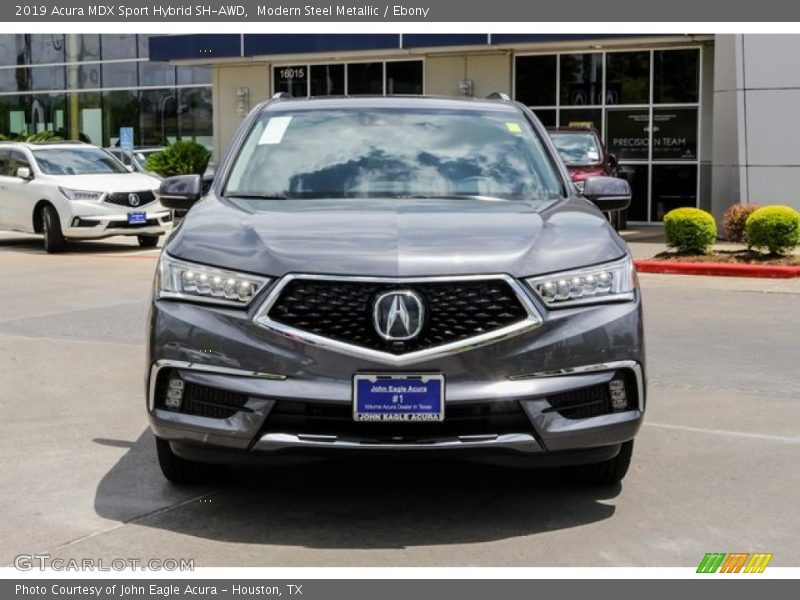 Modern Steel Metallic / Ebony 2019 Acura MDX Sport Hybrid SH-AWD