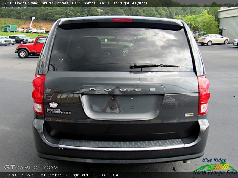 Dark Charcoal Pearl / Black/Light Graystone 2011 Dodge Grand Caravan Express