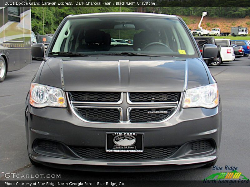 Dark Charcoal Pearl / Black/Light Graystone 2011 Dodge Grand Caravan Express