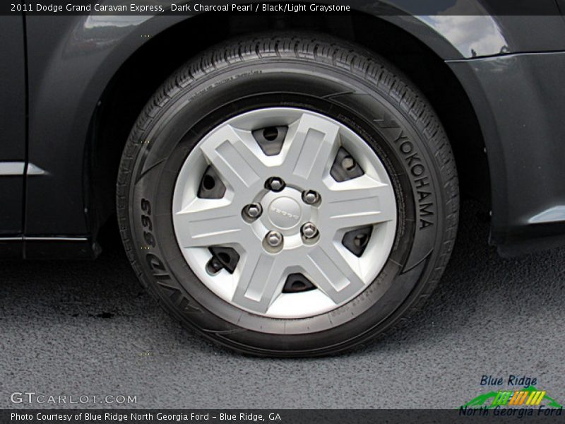 Dark Charcoal Pearl / Black/Light Graystone 2011 Dodge Grand Caravan Express