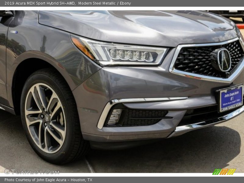 Modern Steel Metallic / Ebony 2019 Acura MDX Sport Hybrid SH-AWD