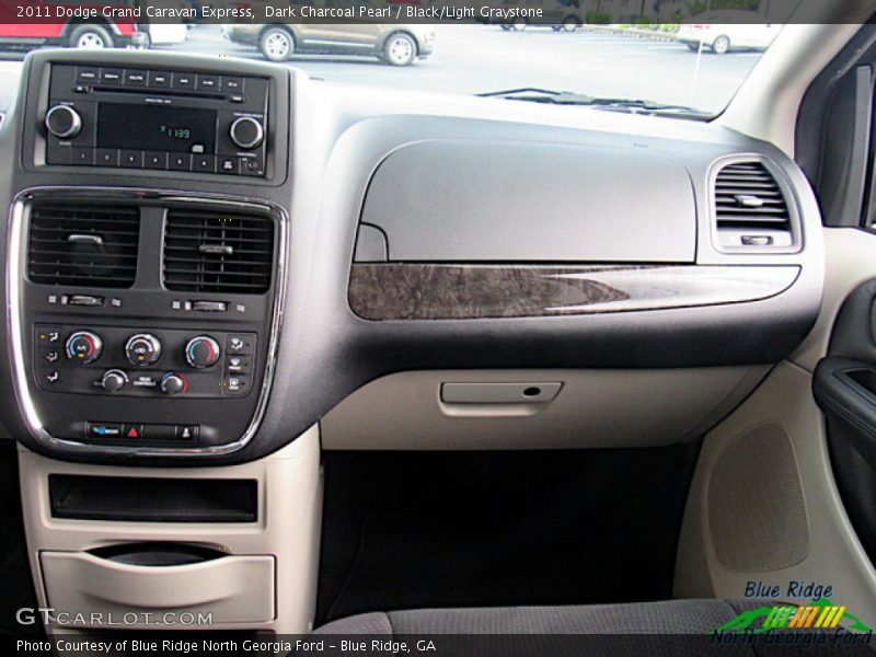 Dark Charcoal Pearl / Black/Light Graystone 2011 Dodge Grand Caravan Express