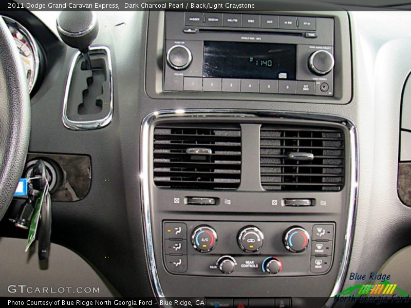 Dark Charcoal Pearl / Black/Light Graystone 2011 Dodge Grand Caravan Express
