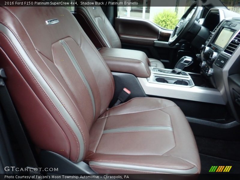 Shadow Black / Platinum Brunello 2016 Ford F150 Platinum SuperCrew 4x4