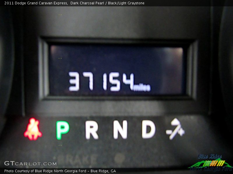 Dark Charcoal Pearl / Black/Light Graystone 2011 Dodge Grand Caravan Express