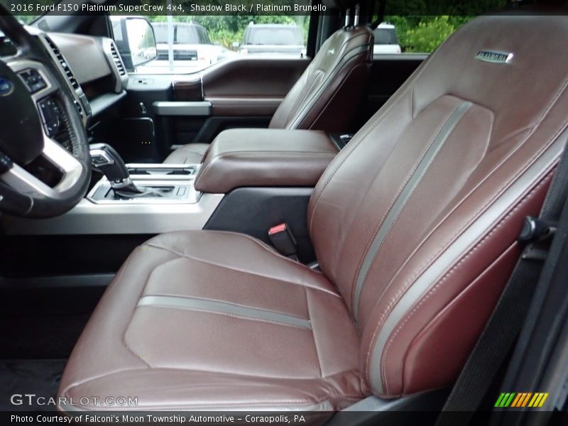 Shadow Black / Platinum Brunello 2016 Ford F150 Platinum SuperCrew 4x4