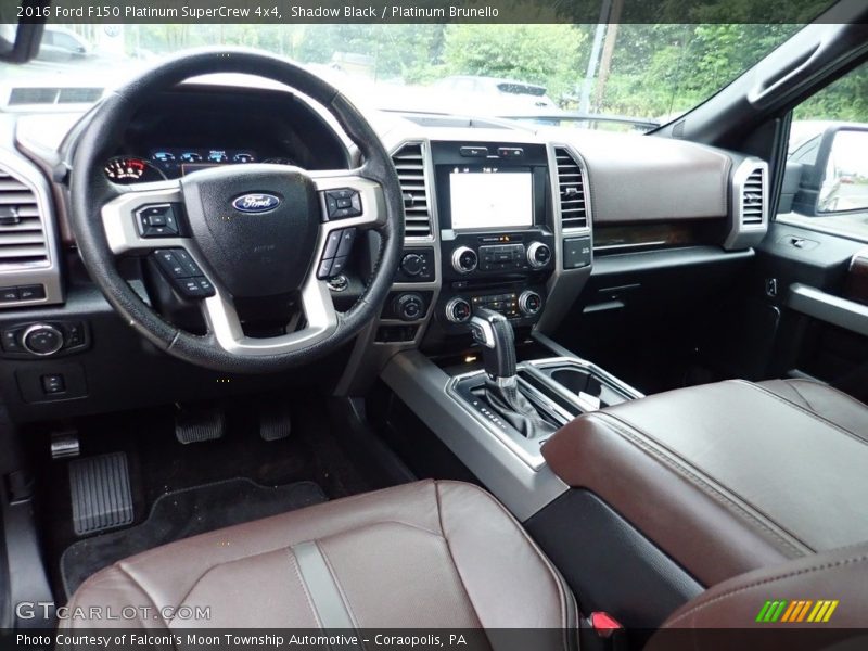 Shadow Black / Platinum Brunello 2016 Ford F150 Platinum SuperCrew 4x4