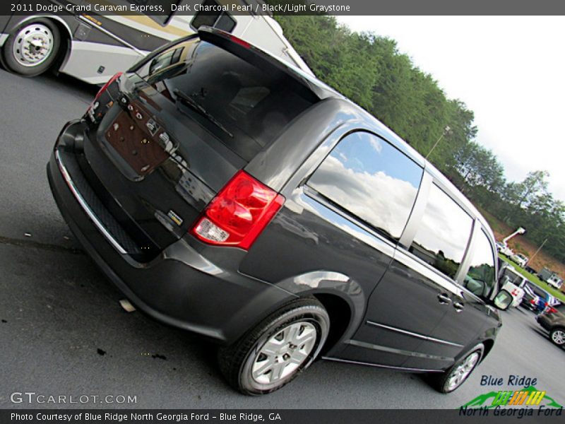 Dark Charcoal Pearl / Black/Light Graystone 2011 Dodge Grand Caravan Express