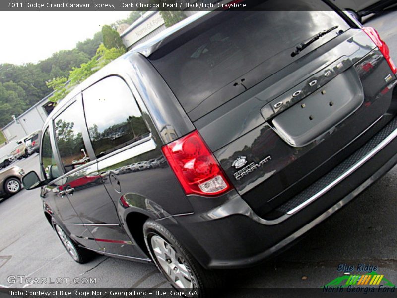 Dark Charcoal Pearl / Black/Light Graystone 2011 Dodge Grand Caravan Express
