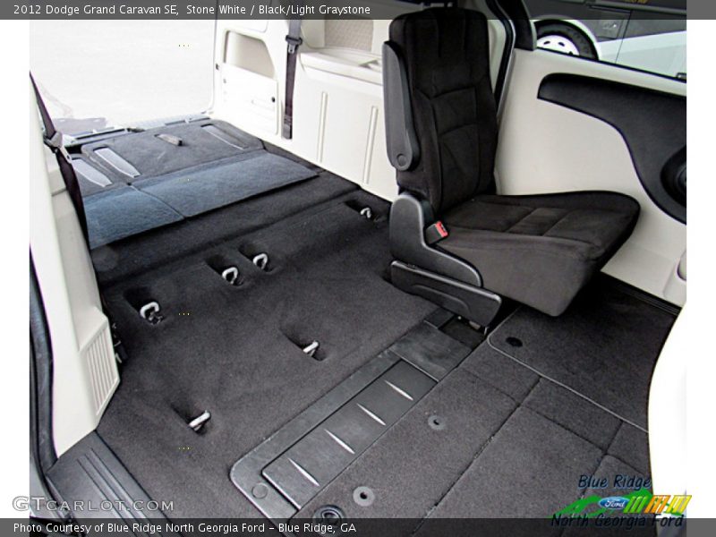 Stone White / Black/Light Graystone 2012 Dodge Grand Caravan SE