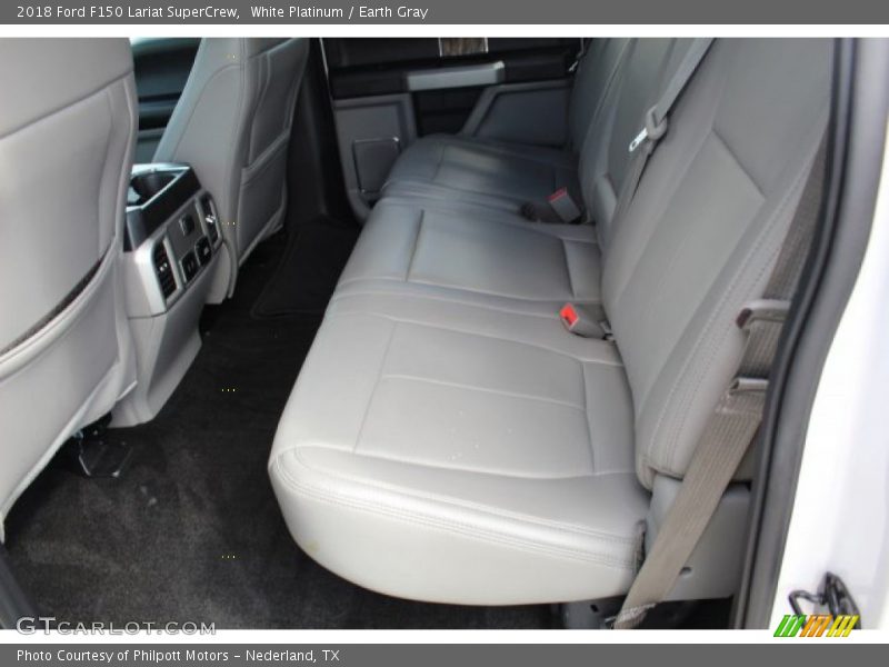 White Platinum / Earth Gray 2018 Ford F150 Lariat SuperCrew