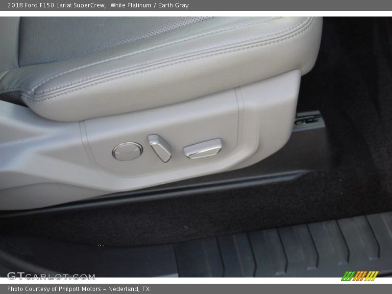White Platinum / Earth Gray 2018 Ford F150 Lariat SuperCrew