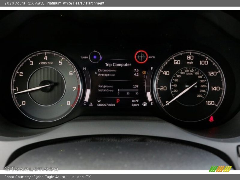  2020 RDX AWD AWD Gauges