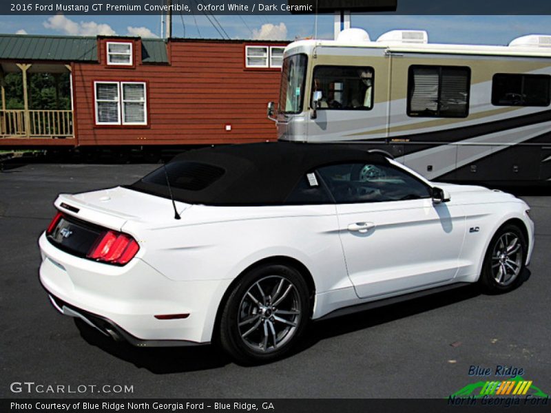 Oxford White / Dark Ceramic 2016 Ford Mustang GT Premium Convertible